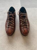 Harris leren sneakers bruin leer maat 8, Ophalen, Bruin, Sneakers of Gympen, Zo goed als nieuw