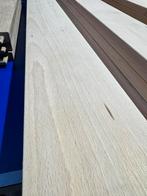 Beukenhouten geschuurde planken, Doe-het-zelf en Verbouw, Platen en Panelen, Ophalen, Zo goed als nieuw, Hout