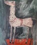 Jan van Heel - Speelgoedpaardje, Antiek en Kunst, Kunst | Schilderijen | Modern, Ophalen of Verzenden