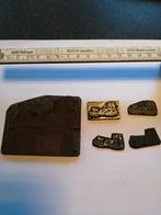 5 ANTIEKE DRUK STEMPELS LOOD STOOMMACHINES ZELDZAME ITEMS., 1:50 tot 1:144, Gebruikt, Ophalen of Verzenden, X