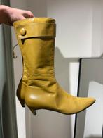 L’autre Chose laarzen geel leer 37, Kleding | Dames, Schoenen, Ophalen of Verzenden, Zo goed als nieuw, Geel, Hoge laarzen
