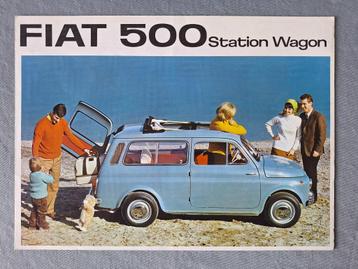Brochure FIAT 500 Station Wagon - Engels beschikbaar voor biedingen