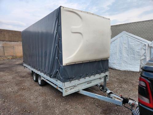 Hulco Medax-2 3500kg huif tandemasser Nieuwstaat., Auto diversen, Aanhangers en Bagagewagens, Zo goed als nieuw, Ophalen