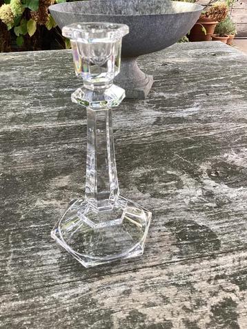 Mooie Vintage Glazen Kandelaar Glas beschikbaar voor biedingen