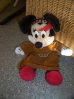 Disney Minnie Mouse pluche als indiaan 37cm, Ophalen of Verzenden, Mickey Mouse, Zo goed als nieuw, Beeldje of Figuurtje