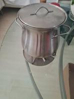 Nieuwe fondueset zilverkleurig Bodum roestvrij staal,vr €12, Ophalen, Nieuw, Brander