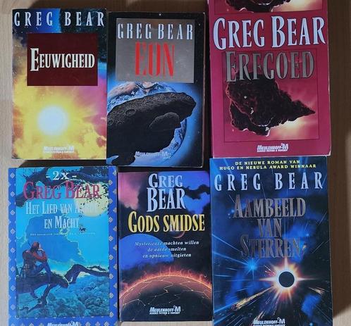 6 dikke boeken Greg Bear SF en fantasy, Boeken, Science fiction, Zo goed als nieuw, Ophalen