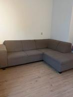 Nieuwe Leenbakker Hoekbank - Grijs/Bruin, Huis en Inrichting, Ophalen, Minder dan 75 cm, Hoekbank, Nieuw