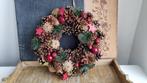 Prachtige Vintage Kerst Deur Krans of als Tafel Decoratie, Huis en Inrichting, Woonaccessoires | Kransen, Gebruikt, Verzenden