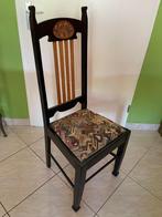 Set van 6 eetkamerstoelen – Opknapper met karakter!, Ophalen, Gebruikt, Zwart, Vijf, Zes of meer stoelen