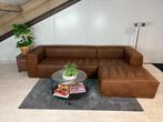 GRATIS LEVERING Loungebank Cognac 290x175 GEREINIGD