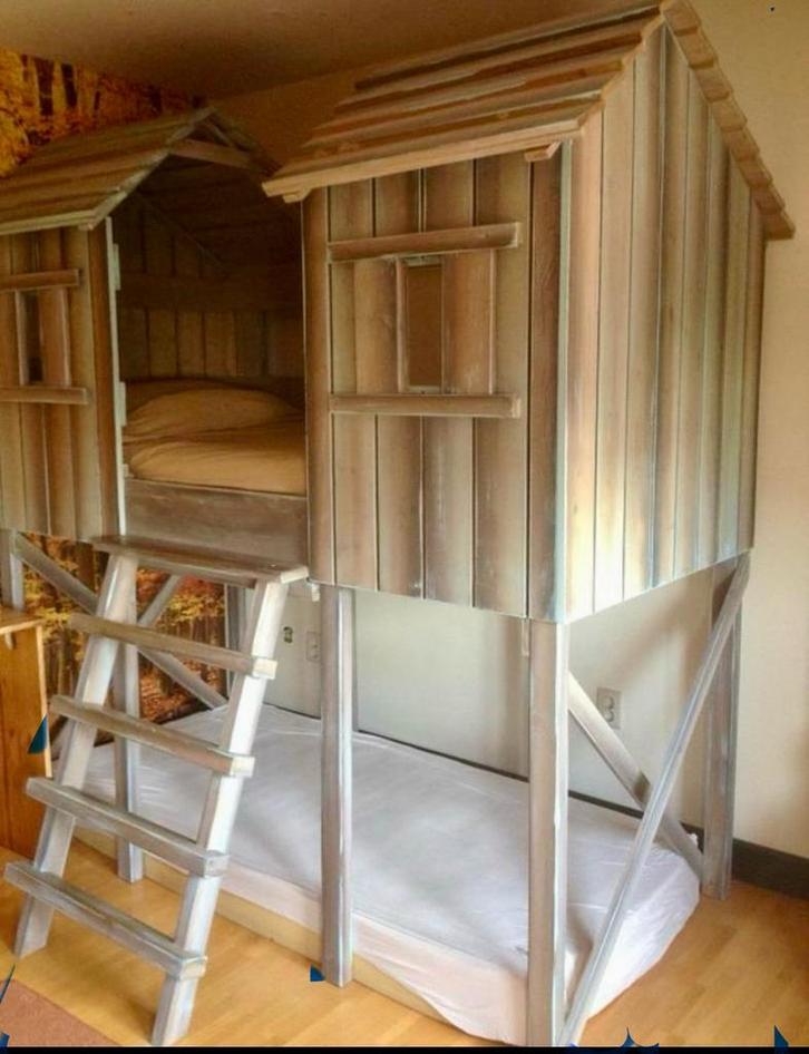 Boomhutbed kidsfactory, Kinderen en Baby's, Kinderkamer | Stapelbedden en Hoogslapers, Gebruikt, Hoogslaper, Ophalen
