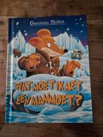Geronimo Stilton - Wat moet ik met een mammoet?, Fictie algemeen, Geronimo Stilton, Ophalen of Verzenden, Zo goed als nieuw