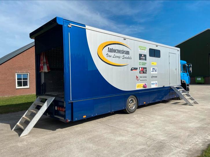 Autosport / race vrachtwagen / truck incl tent, Auto diversen, Autosport-onderdelen, Ophalen