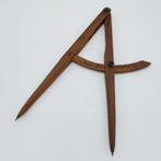 Vroege Houten Passer (55038-14), Antiek en Kunst, Antiek | Gereedschap en Instrumenten, Ophalen of Verzenden