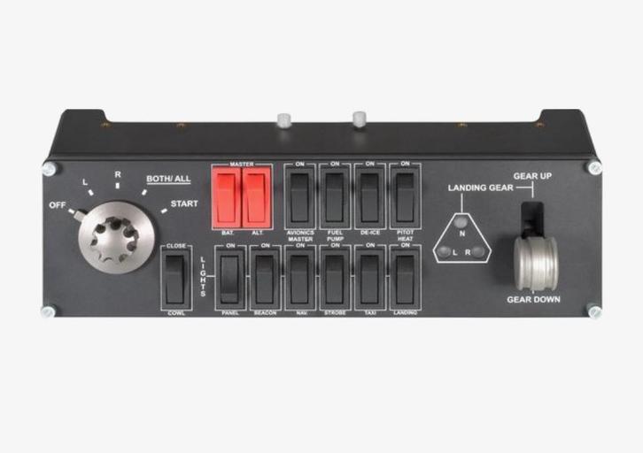 Logitech G/Saitek panels (flight switch & multipanel), Computers en Software, Joysticks, Zo goed als nieuw, Ophalen of Verzenden