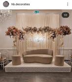 Bruidsbank weddingstage te huur, Hobby en Vrije tijd, Feestartikelen | Verhuur, Ophalen of Verzenden