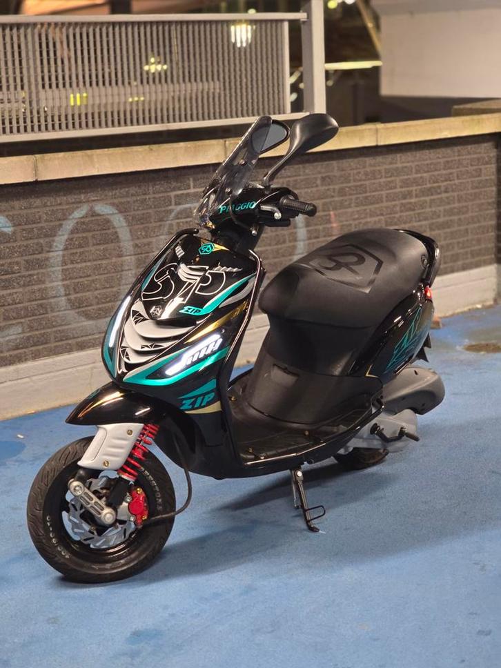 Zip 172cc AC Brom, Fietsen en Brommers, Scooters | Piaggio, Zo goed als nieuw, Zip, Tweetakt, Ophalen