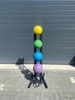 Lifemaxx Medicineball Rack LMX1251 inclusief 4 ballen, Ophalen, Gebruikt, Medicijnbal