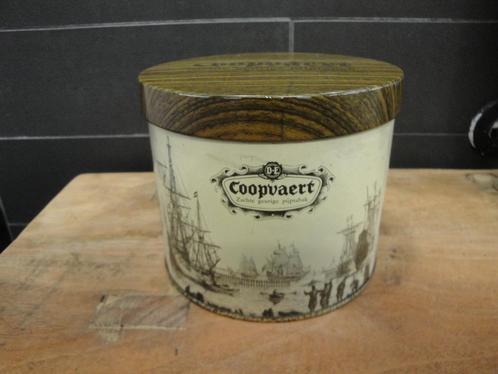 OUD BROCANT "DOUWE EGBERTS - COOPVAERT" BLIK, Verzamelen, Rookartikelen, Aanstekers en Luciferdoosjes, Gebruikt, Tabaksdoos of Verpakking