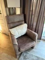 t. k. 2 fauteuils, Ophalen, Twee, Bruin, Leer