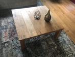 Houten salontafel vierkant, Huis en Inrichting, Tafels | Salontafels, Ophalen, Gebruikt, 50 tot 100 cm, Vierkant