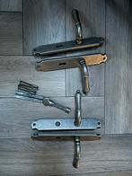 Twee deurkrukken (Gamma) toilet kruk en met sleutelgat, Ophalen of Verzenden, Gebruikt, IJzer, Klink of Kruk