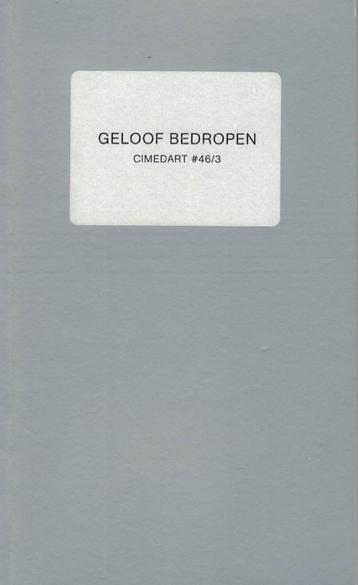 CIMEDART - Nr. 46/3 - Geloof bedropen. beschikbaar voor biedingen