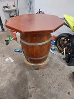 Statafel van wijnvat, Ophalen