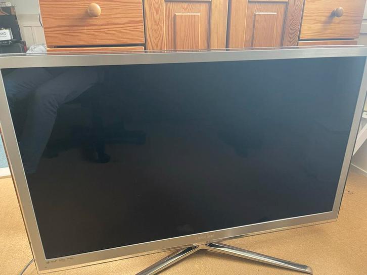Samsung 46 inch Full HD 3D TV + 4 brillen, Audio, Tv en Foto, Televisies, Gebruikt, LED, 100 cm of meer, Full HD (1080p), Samsung
