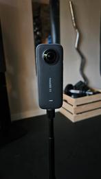 Insta360 X3 + officiële selfie‑stick + hoesje + microvezeld, Audio, Tv en Foto, Actiecamera's, Ophalen of Verzenden, Zo goed als nieuw