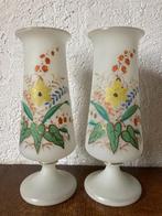 Set antieke vazen vaas matglas kaststel - hoogte 29 cm, Ophalen of Verzenden