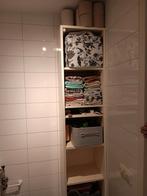 Lange smalle badkamerkast wit met 6 schappen, Minder dan 50 cm, Gebruikt, 200 cm of meer, Ophalen of Verzenden