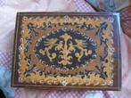 Antiek speeldoosje / muziekdoosje met ingelegd werk, Antiek en Kunst, Ophalen of Verzenden