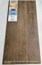 35m2 Laminaat Light Grey Oiled Oak CLN1294 = €350 incl.btw, Huis en Inrichting, Stoffering | Vloerbedekking, Nieuw, Laminaat, Ophalen of Verzenden