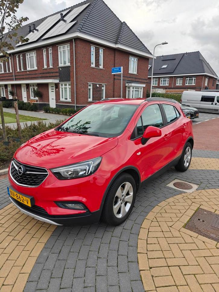 Opel MokkaX 1.4 Turbo 140pk Start/stop 2017 Rood, Auto's, Opel, Particulier, MokkaX, Benzine, D, SUV of Terreinwagen, Handgeschakeld