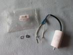 Nieuwe condensator 10uF met schroefdraad, kabel enz, Ophalen of Verzenden, Nieuw