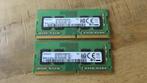 Samsung 2x 4GB DDR4 PC4 2400T, Computers en Software, RAM geheugen, Ophalen, DDR4, 8 GB, Zo goed als nieuw