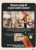 Retro reclame 1971 Jif schuurmiddel jaren 70 keuken, Verzamelen, Verzenden, Overige typen