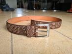 Python leren riem heren 110 cm lengte. 4 cm breed, Kleding | Heren, Riemen en Ceinturen, Ophalen of Verzenden, Zo goed als nieuw