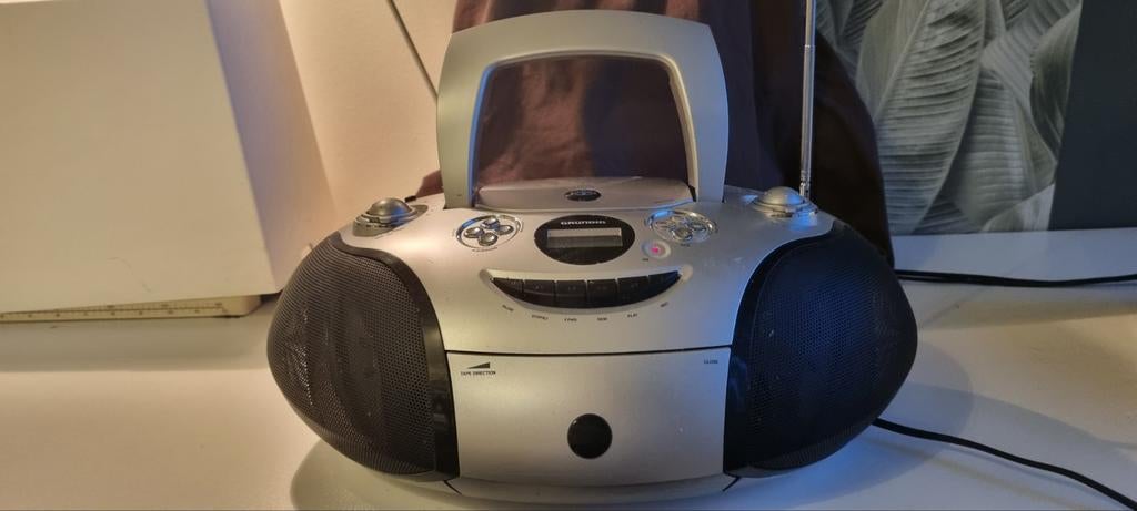 Grundig RRCD 3400 MP3 Radio CD Cassette Speler, Audio, Tv en Foto, Radio's, Gebruikt, Radio, Met cd-speler, Ophalen of Verzenden