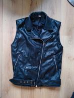 Leder look biker gilet van H&M., Ophalen of Verzenden, Zo goed als nieuw, Zwart