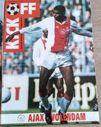3x KICK OFF PROGRAMMABOEKJES AJAX 1994-1995, Verzamelen, Sportartikelen en Voetbal, Verzenden, Zo goed als nieuw, Ajax, Boek of Tijdschrift