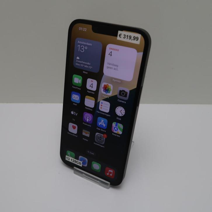 iPhone 13 128GB Midnight | Nette Staat, Telecommunicatie, Mobiele telefoons | Apple iPhone, Zo goed als nieuw