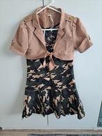 Leuk camouflage jurkje carnaval, Ophalen of Verzenden, Zo goed als nieuw, Maat 38/40 (M), Carnaval