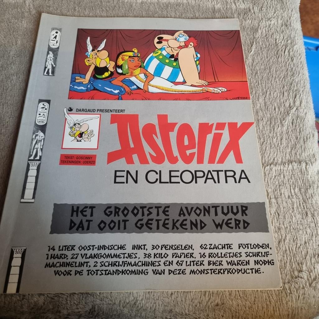 Asterix en Cleopatra - Klassiek Stripboek, Boeken, Eén stripboek, Ophalen of Verzenden, Gelezen, Goscinny & Uderzo