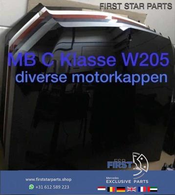 W205 motorkap Mercedes C Klasse 2014-2018 wit Origineel C205 beschikbaar voor biedingen