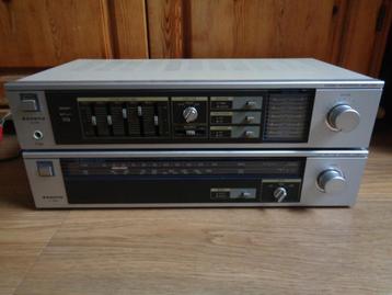 Sanyo JA 300 Versterker Equalizer Radio JT 300L Vintage Set beschikbaar voor biedingen
