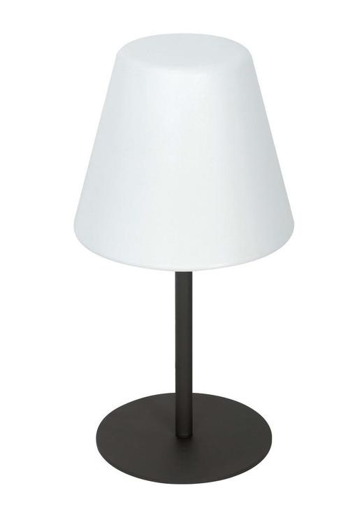 Stijlvolle tafellamp, antraciet, 53 cm, waterbestendig, Tuin en Terras, Buitenverlichting, Nieuw, Staande lamp, Aluminium, Minder dan 50 watt