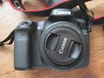 Canon 70D met 18-55 mm en 50 mm lenzen (2225 clicks), Spiegelreflex, Canon, 20 Megapixel, Zo goed als nieuw